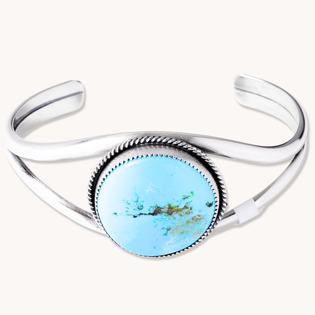 2-Shank Turquoise Cuff Bracelet