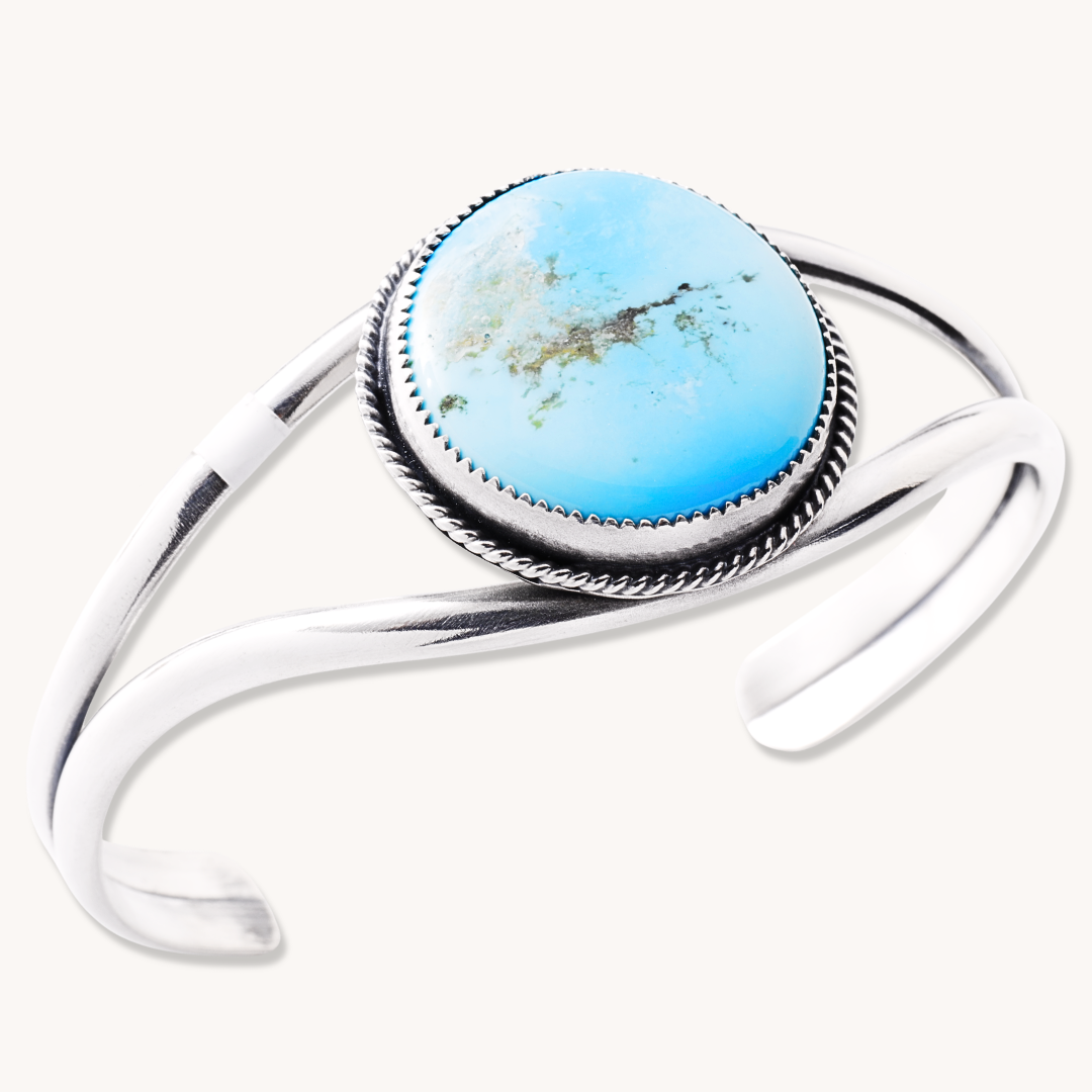 2-Shank Turquoise Cuff Bracelet