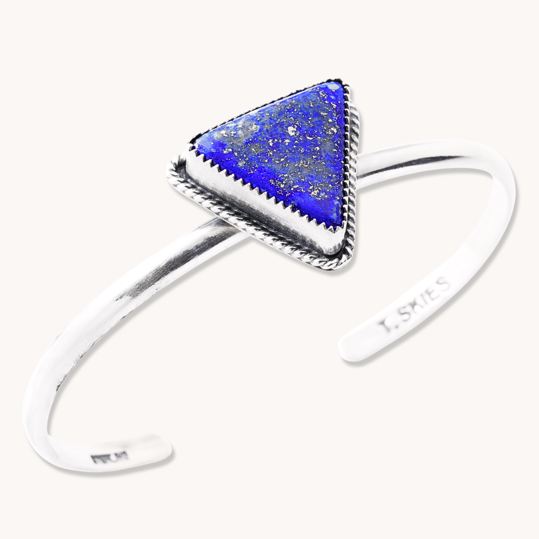 Lapis Cuff Bracelet
