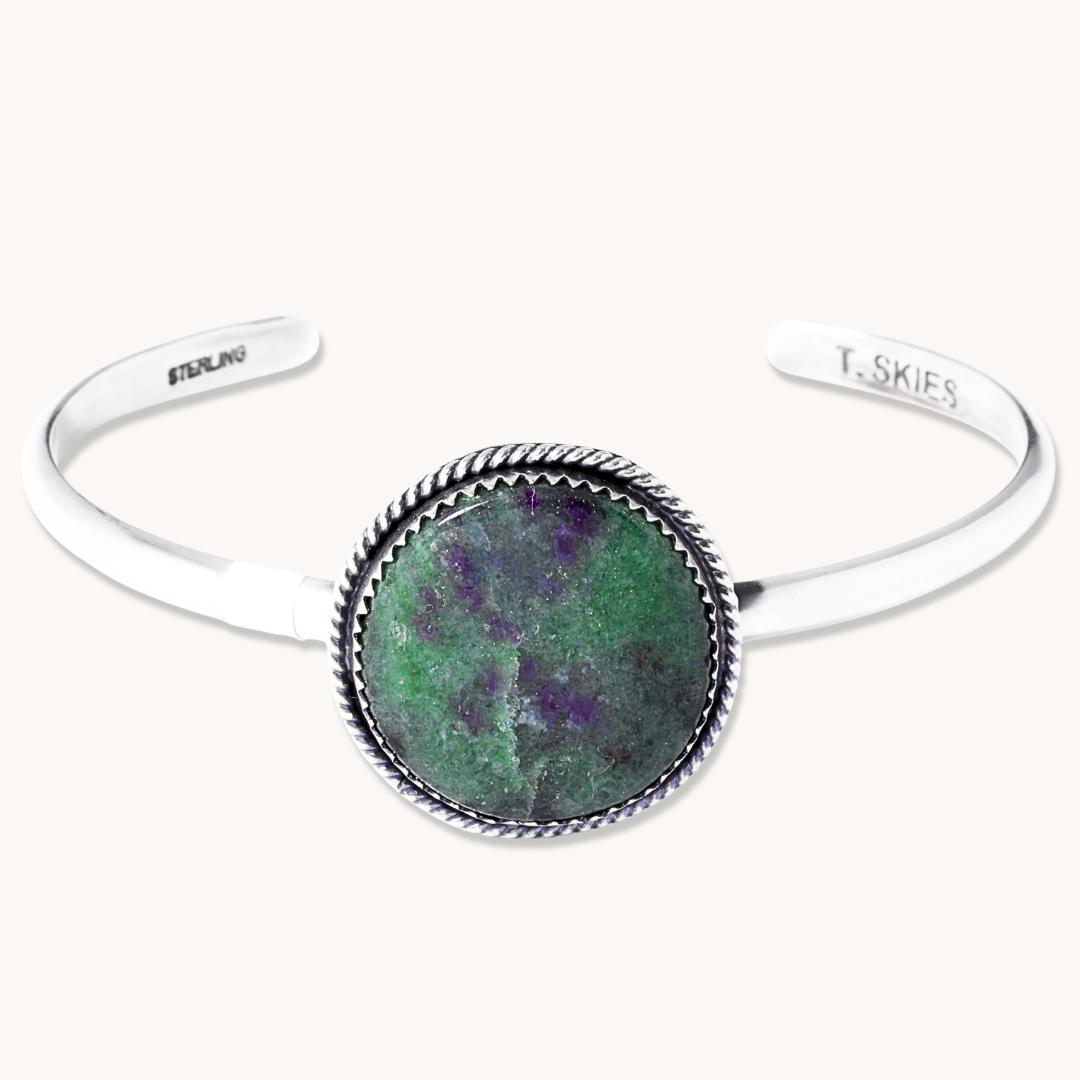 Simple Ruby Zoisite Bracelet