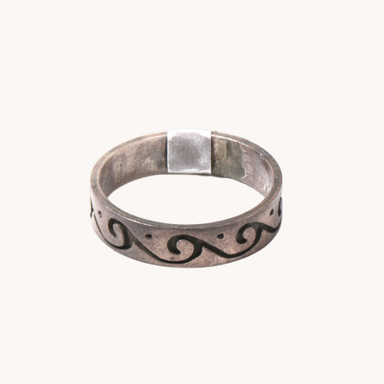 Vintage Hopi-Design Overlay Rings