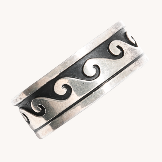 Vintage Hopi Silver Overlay Rings