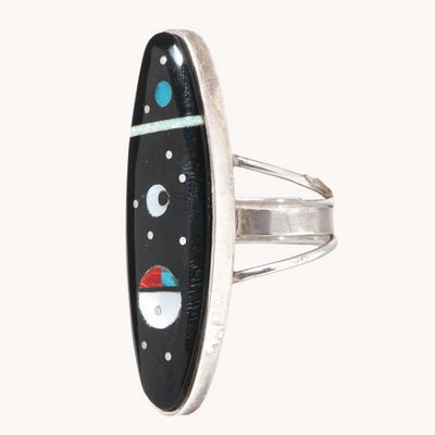 Navajo Galaxy Inlay Ring