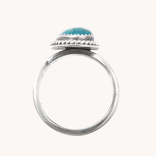 Blue Turquoise Carpenter Ring