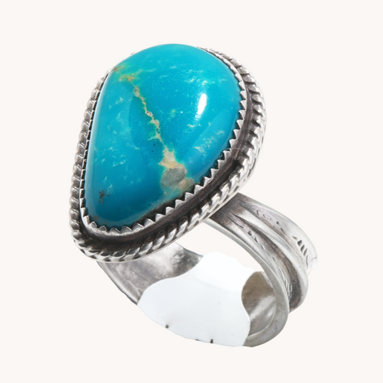 Turquoise Carpenter Adjustable Ring