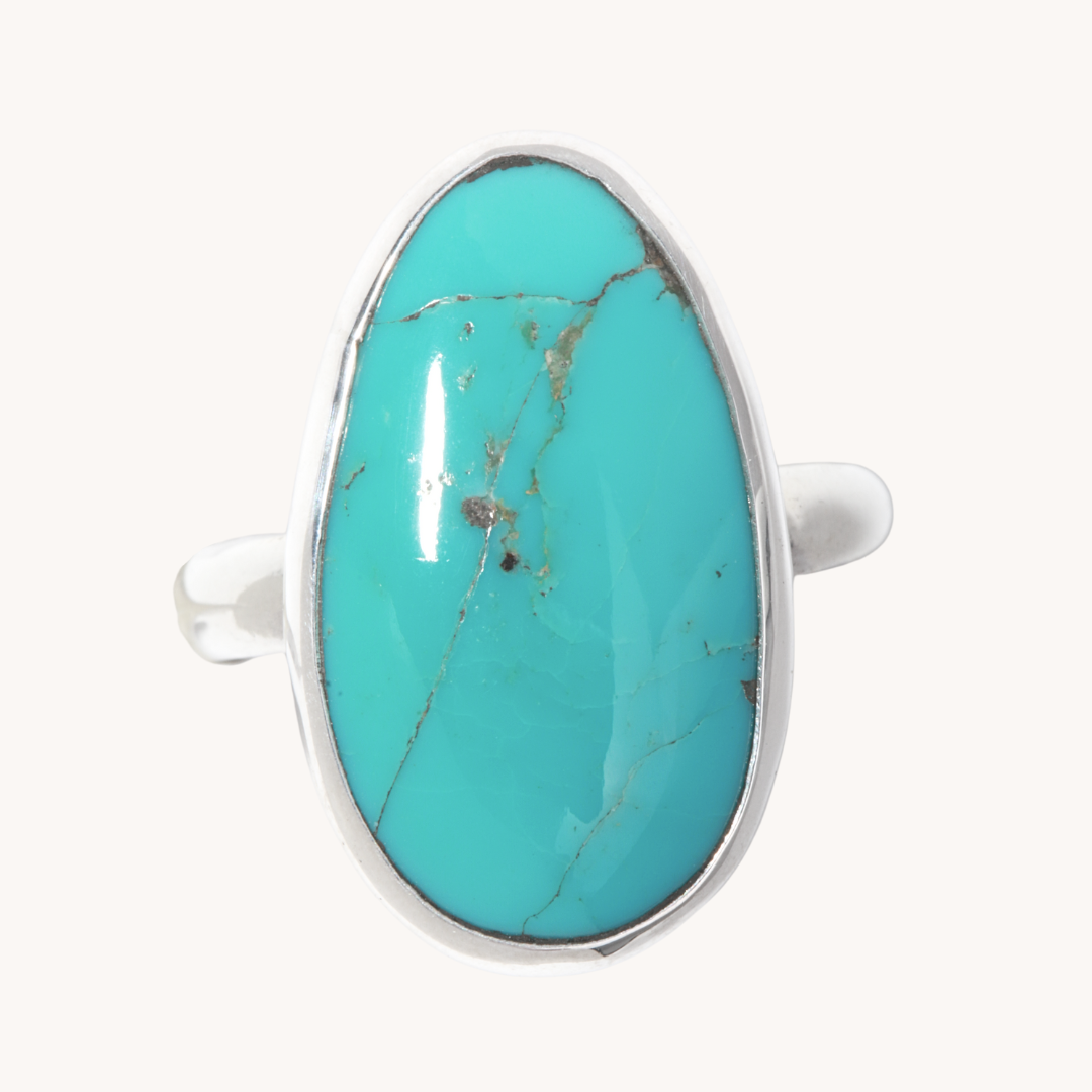 Simple Turquoise Rings