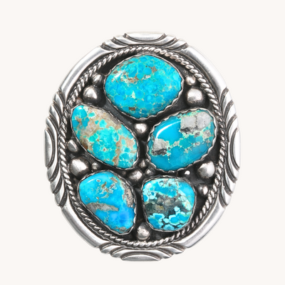 5-Stone Statement Turquoise Ring
