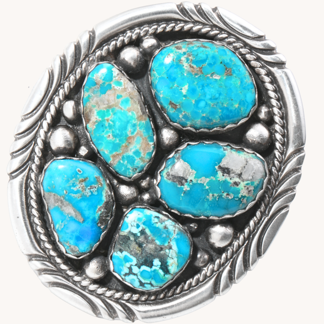 5-Stone Statement Turquoise Ring