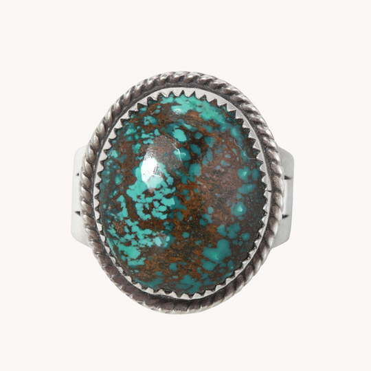 Classic Turquoise Shank Ring