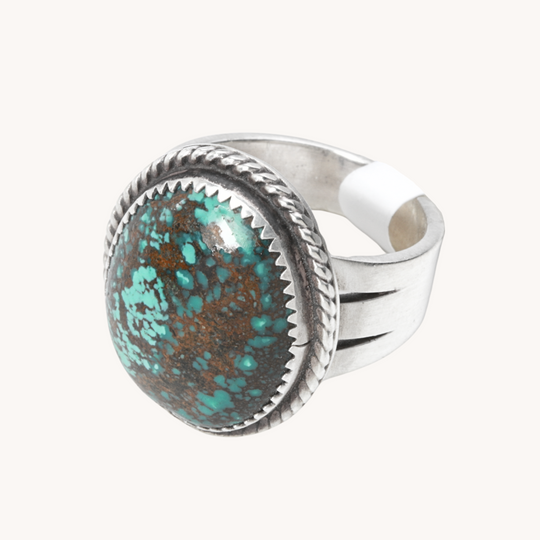 Classic Turquoise Shank Ring