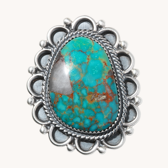 Men's Adjustable Turquoise Rings