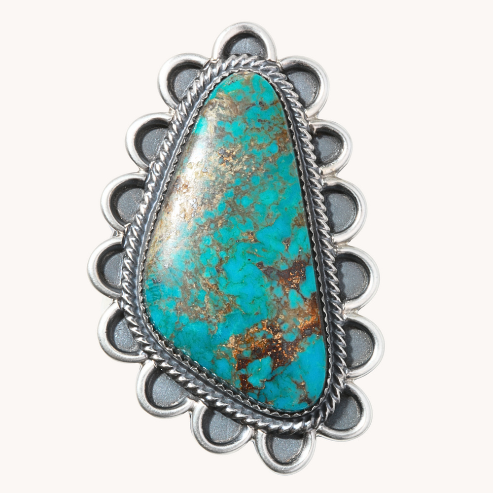Men's Adjustable Turquoise Rings