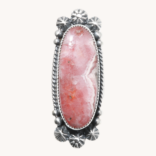 Rhodochrosite Oblong Ring