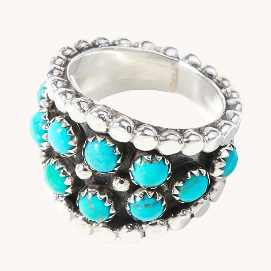 Turquoise Tapered Ring