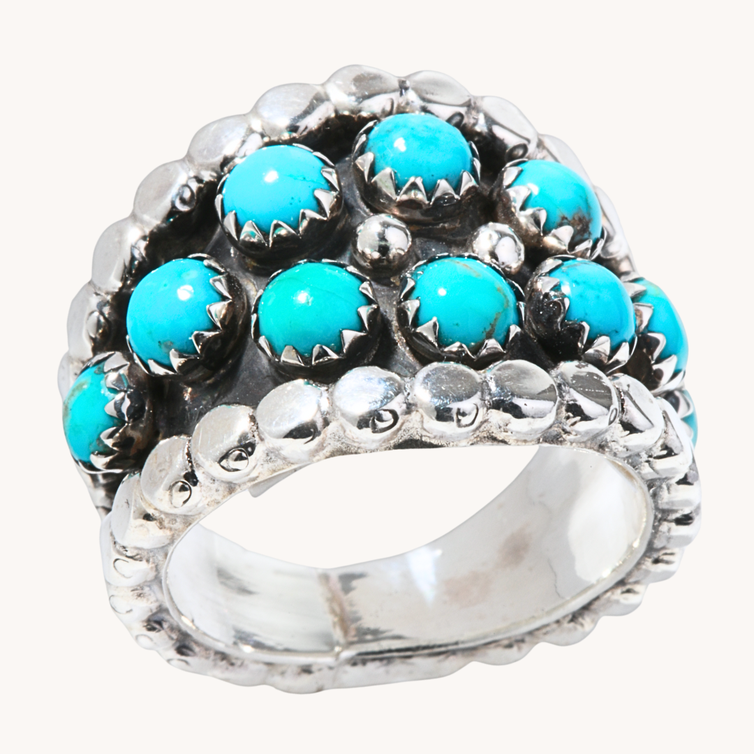 Turquoise Tapered Ring