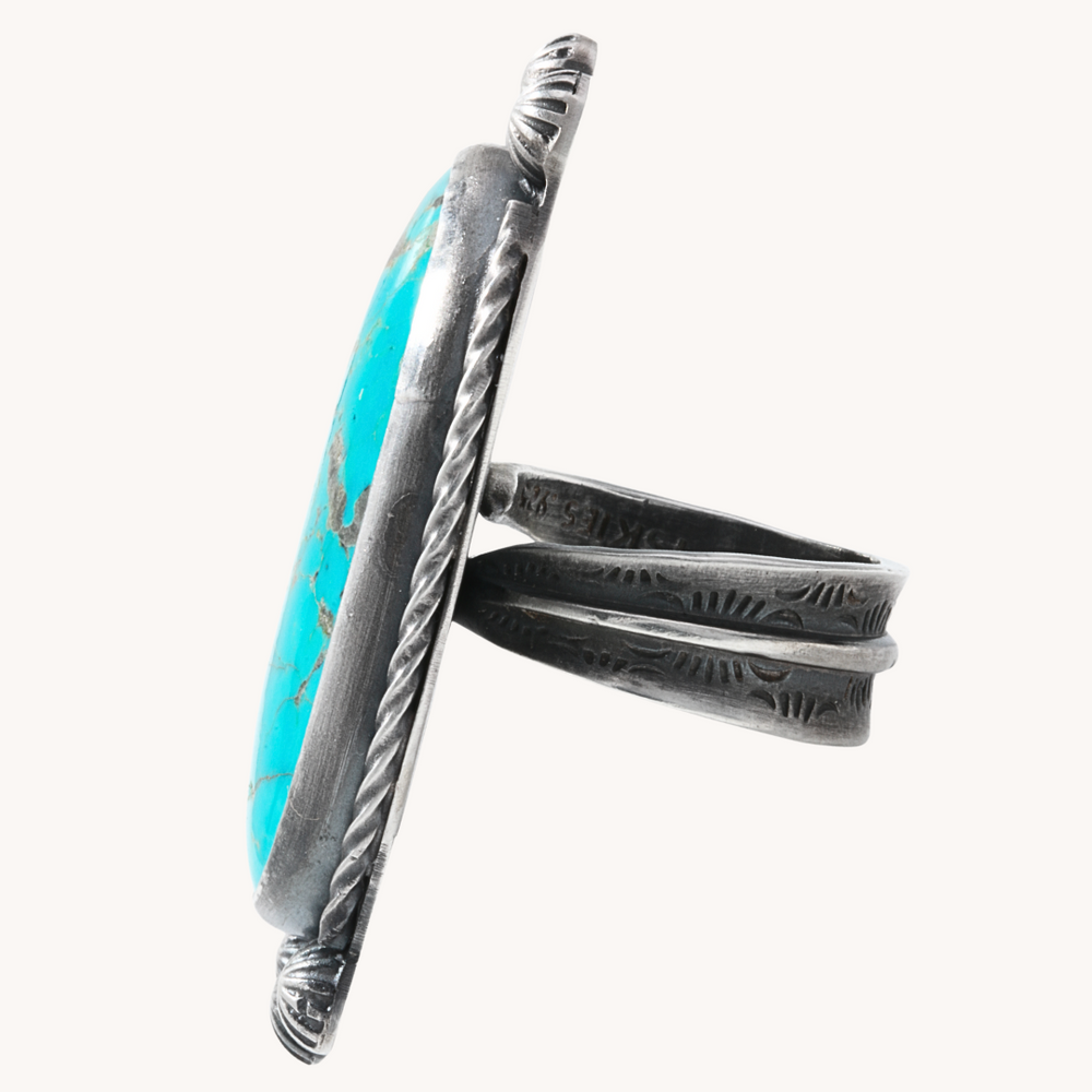 Adjustable Turquoise Ring