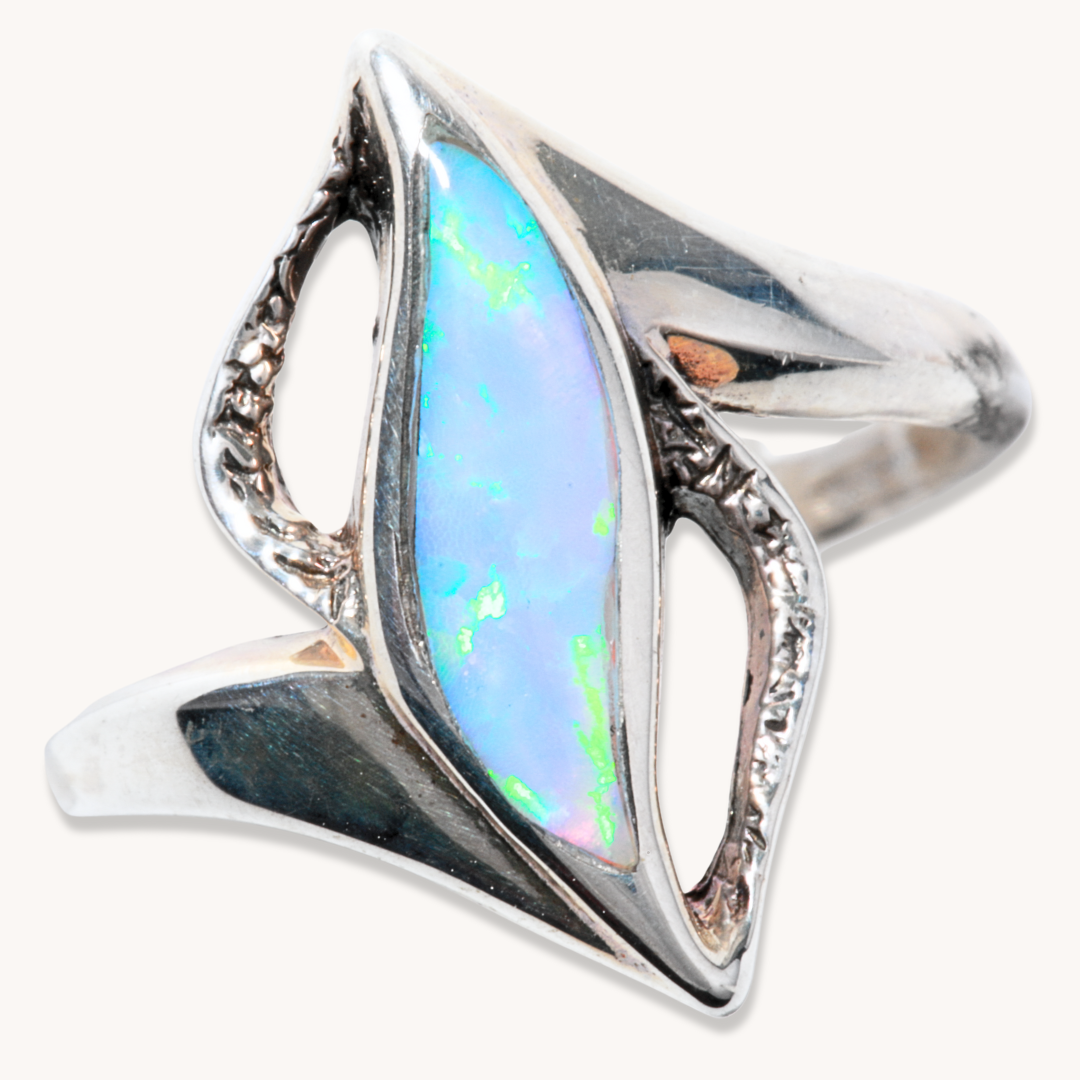 Delicate Opal Ring