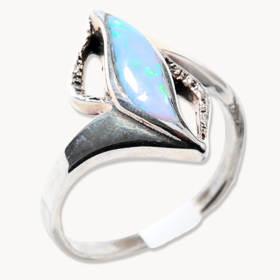 Delicate Opal Ring