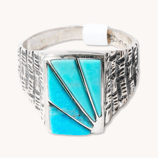 Men's Turquoise Inlay Ring