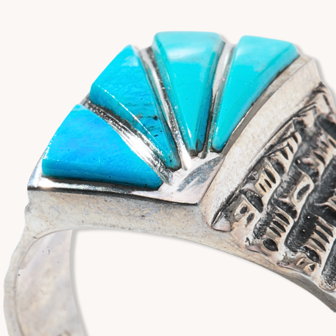 Men's Turquoise Inlay Ring