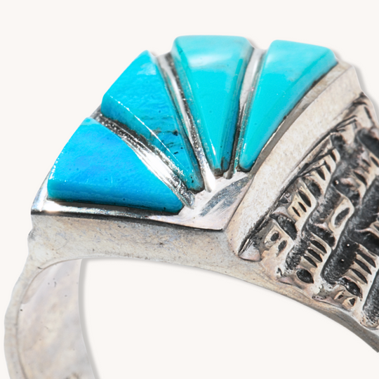 Men's Turquoise Inlay Ring