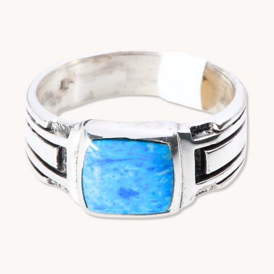 Denim Lapis Ring