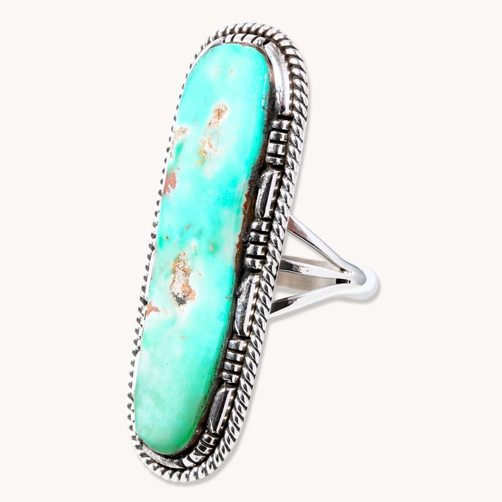 Oblong Turquoise Ring