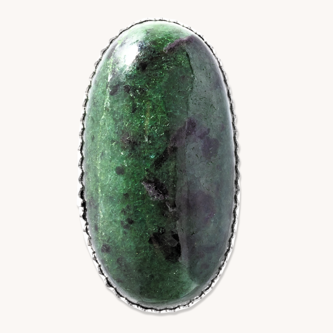 Ruby Zoisite Ring