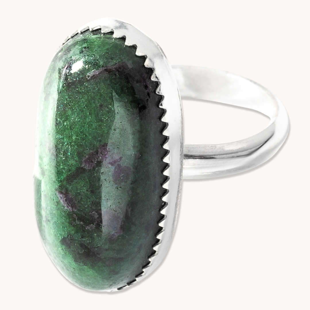 Ruby Zoisite Ring