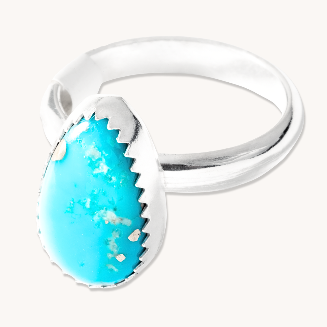 Simple Turquoise Rings