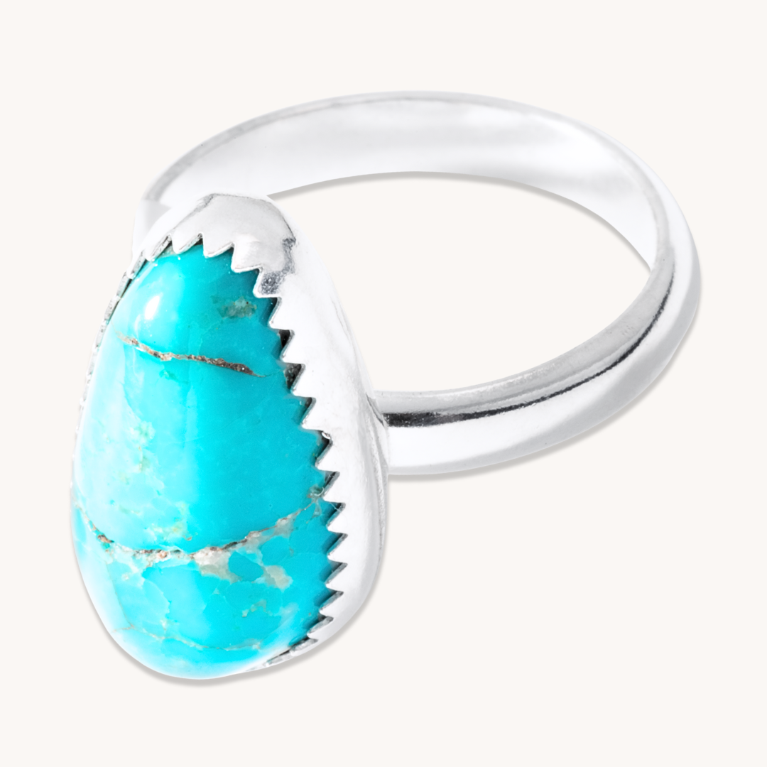 Simple Turquoise Rings