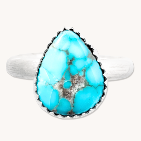 Simple Turquoise Rings