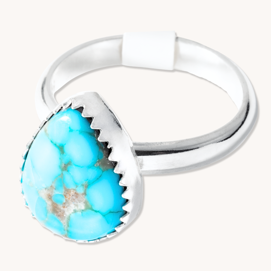 Simple Turquoise Rings