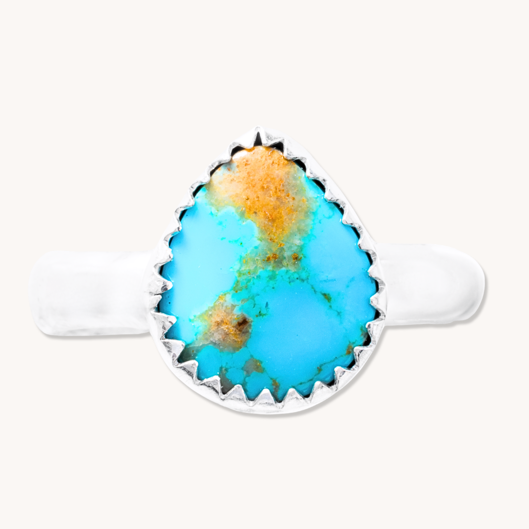 Teardrop Turquoise Ring