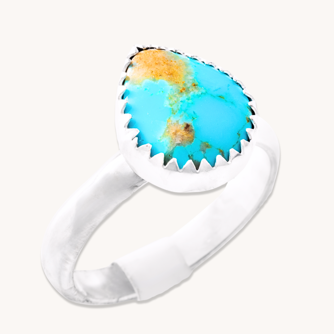 Teardrop Turquoise Ring