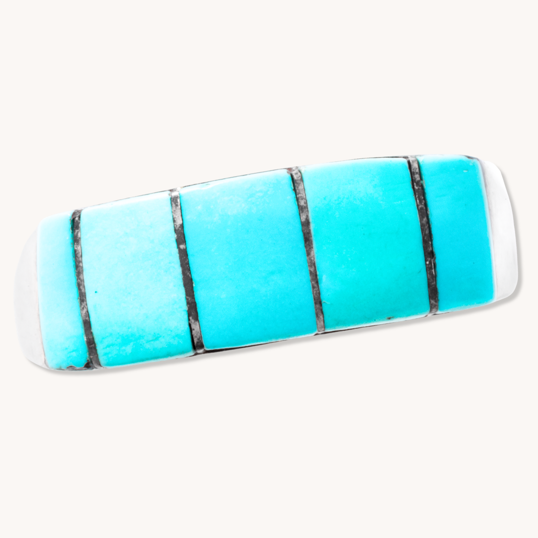 Channel Inlay Row Ring