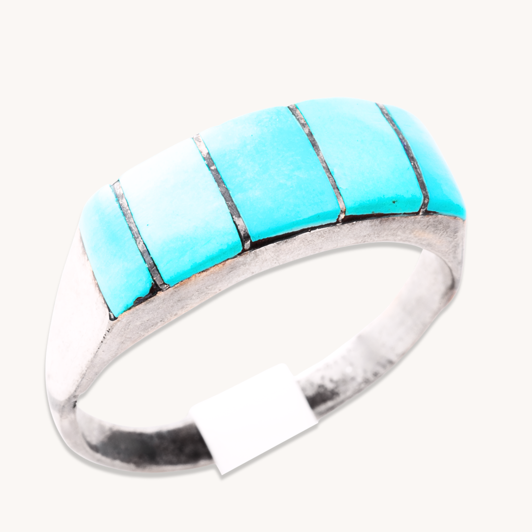 Channel Inlay Row Ring