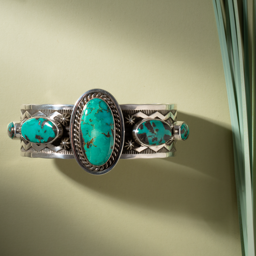 Statement Turquoise Cuff Bracelet