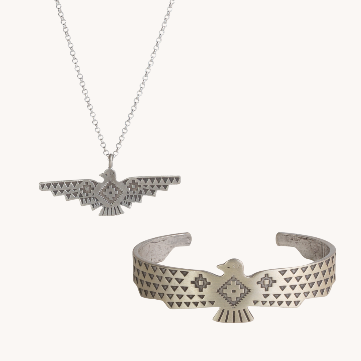 SkyWeaver: Thunderbird Rising Pendant & Bracelet Set
