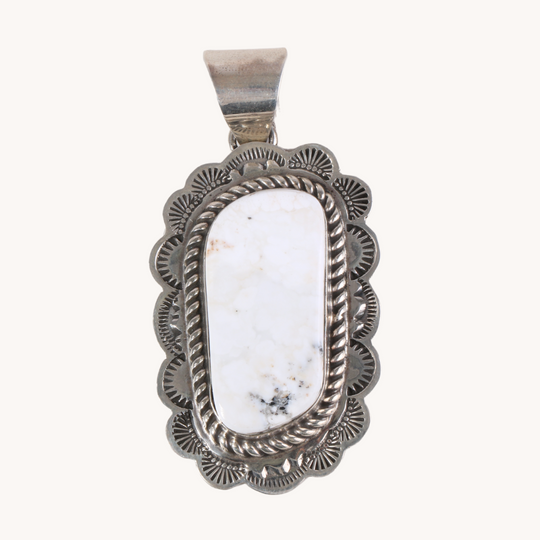 White Buffalo Pendant
