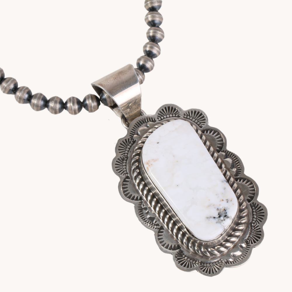 White Buffalo Pendant
