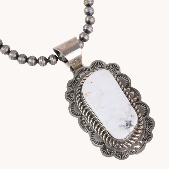 White Buffalo Pendant