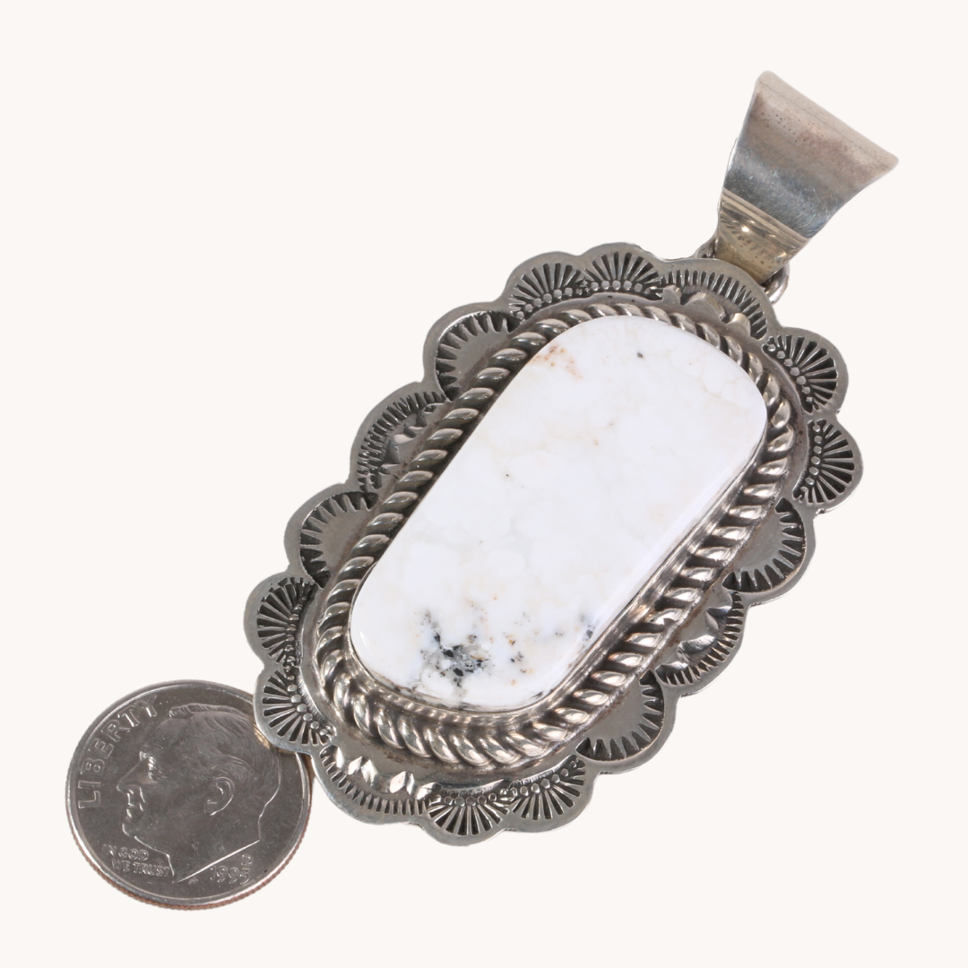 White Buffalo Pendant