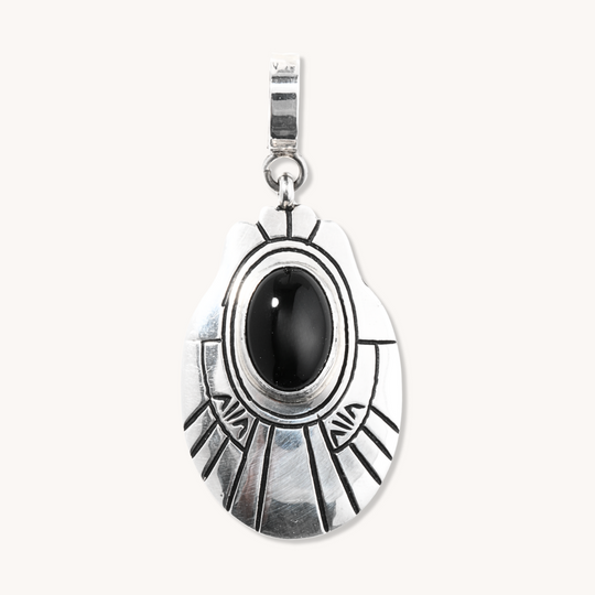 Onyx Overlay Pendant