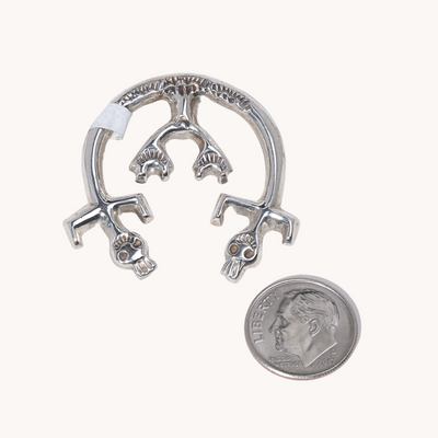 Zuni Rainbow Man Naja Pendant