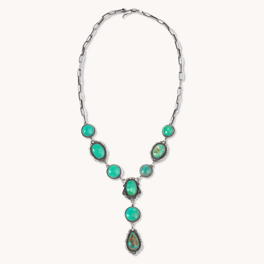 Turquoise Y Necklace