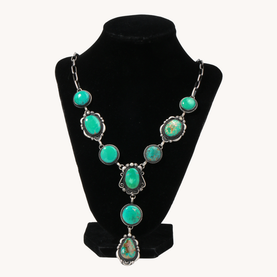 Turquoise Y Necklace