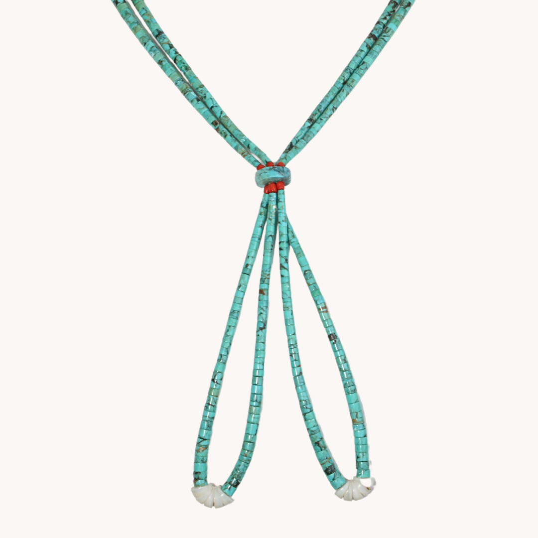 Turquoise Jacla Beads Necklace
