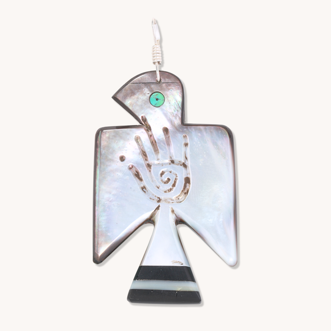 I. Coriz Thunderbird Inlay Pendant