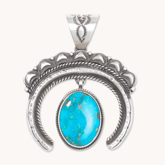 Turquoise Naja Pendant